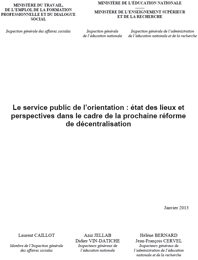 la une du rapport des IG sur le SPO